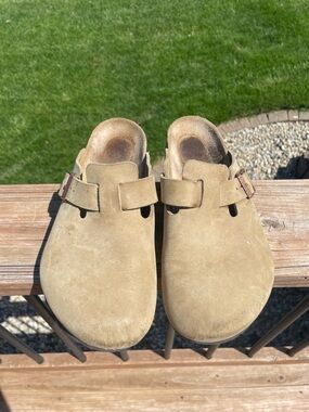 Birkenstock Boston Leather Clogs Men’s Size 42